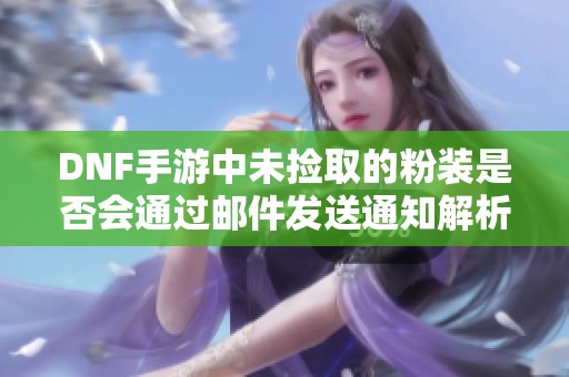 DNF手游中未捡取的粉装是否会通过邮件发送通知解析