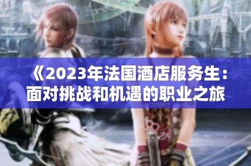 《2023年法国酒店服务生：面对挑战和机遇的职业之旅》