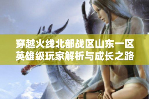 穿越火线北部战区山东一区英雄级玩家解析与成长之路