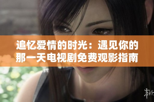 追忆爱情的时光：遇见你的那一天电视剧免费观影指南