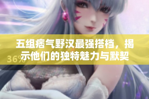 五组痞气野汉最强搭档，揭示他们的独特魅力与默契