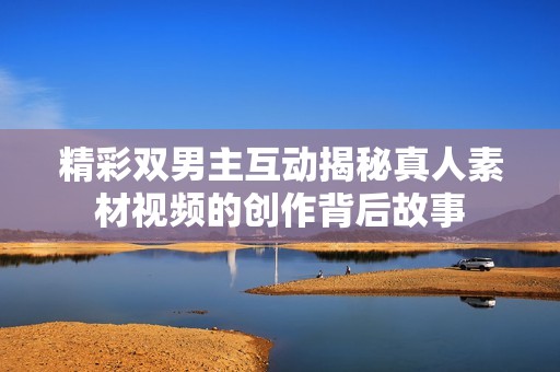 精彩双男主互动揭秘真人素材视频的创作背后故事