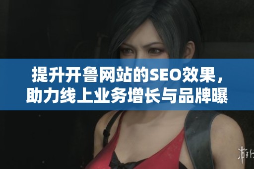 提升开鲁网站的SEO效果，助力线上业务增长与品牌曝光