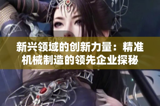 新兴领域的创新力量：精准机械制造的领先企业探秘