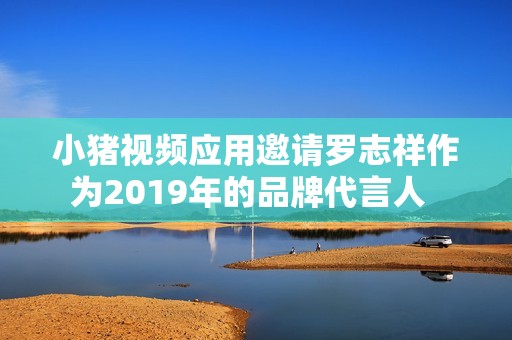 小猪视频应用邀请罗志祥作为2019年的品牌代言人  