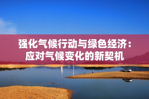 强化气候行动与绿色经济：应对气候变化的新契机
