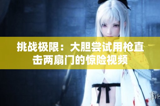 挑战极限：大胆尝试用枪直击两扇门的惊险视频
