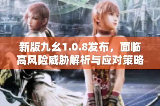 新版九幺1.0.8发布，面临高风险威胁解析与应对策略