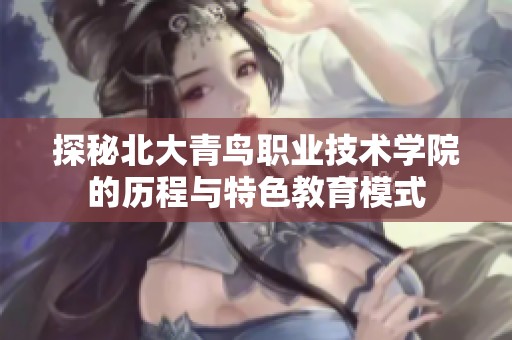 探秘北大青鸟职业技术学院的历程与特色教育模式